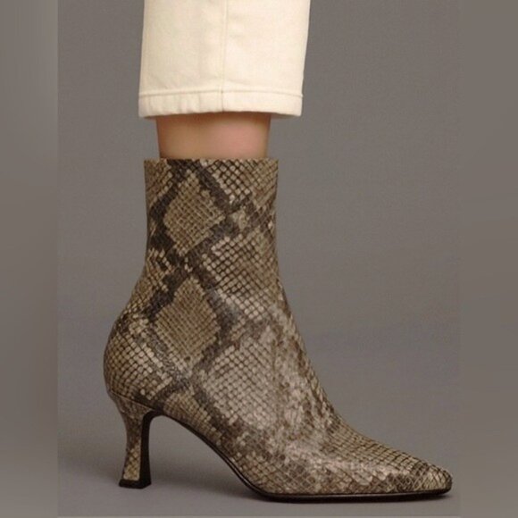 NIB Anne Klein Pablo Bootie Snake Print, 7.5 - Picture 2 of 15